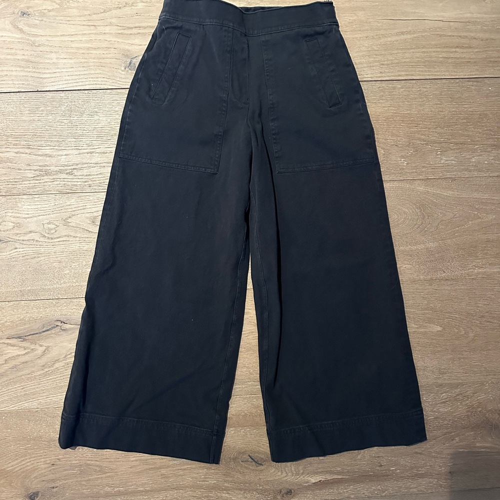 SPANX Black Cropped Trousers